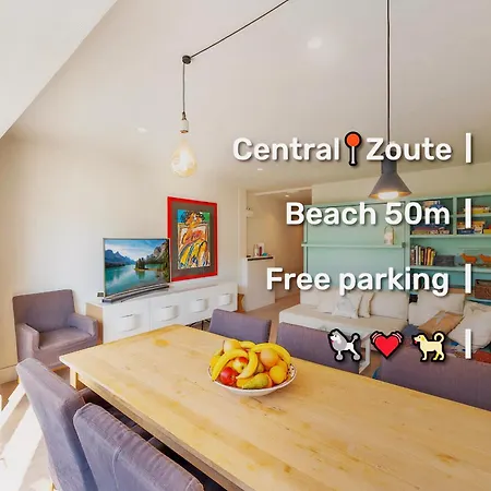 Het Zoute - Parkeerplaats - Wifi - Comfort - Uitzonderlijke Locatie - Ideaal Voor Stellen En Gezinnen Knokke-Heist